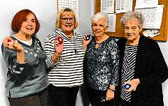 1: Ladies Fall Shuffleboard Team 2024